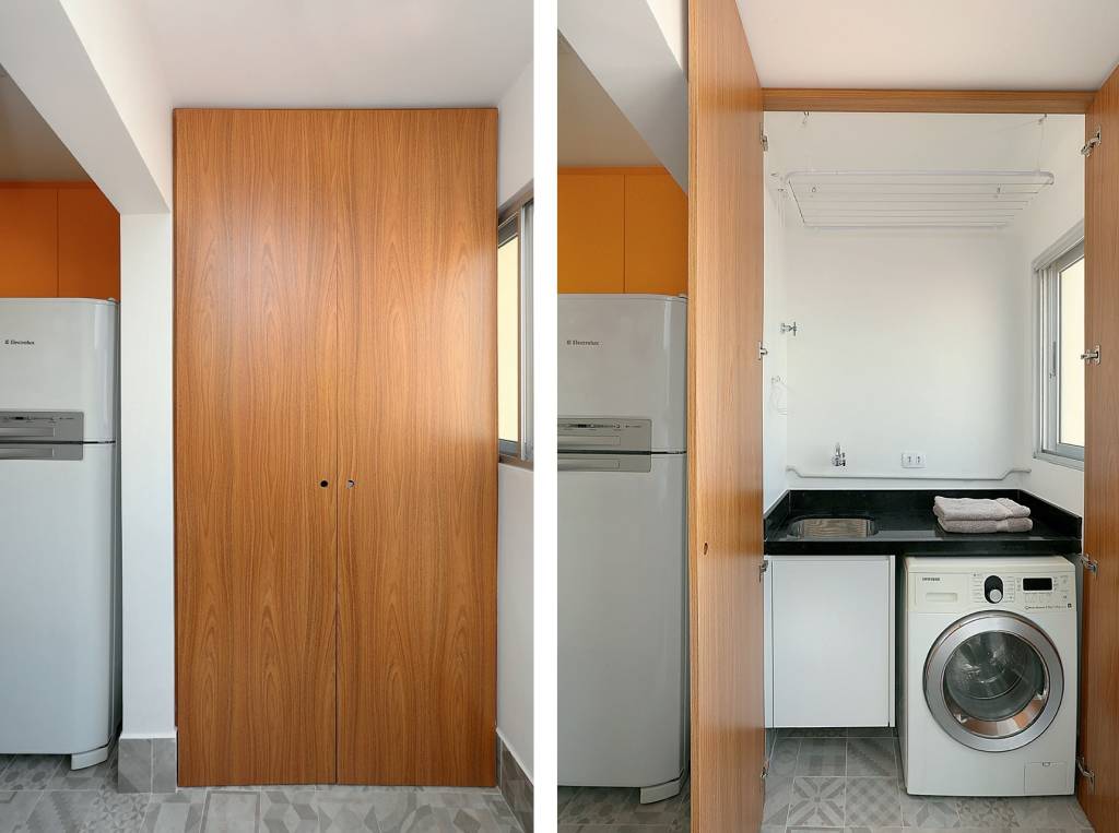 Mince Consume number 4 formas de esconder a lavanderia no apartamento – Minha Casa